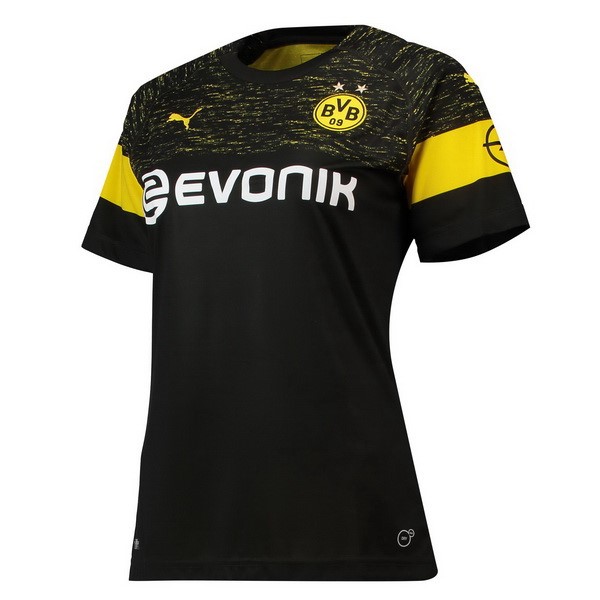 Camiseta Borussia Dortmund 2ª Mujer 2018-2019 Negro